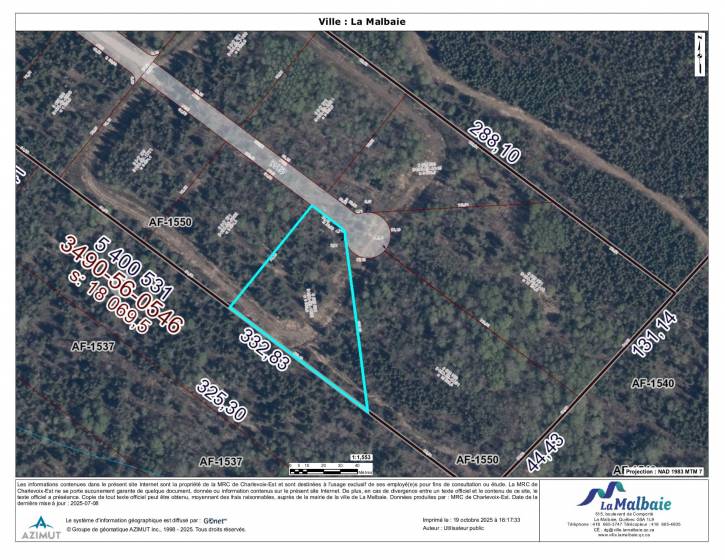 2 - Terrain et terre à vendre, La Malbaie (Code - mb428, Charlevoix)