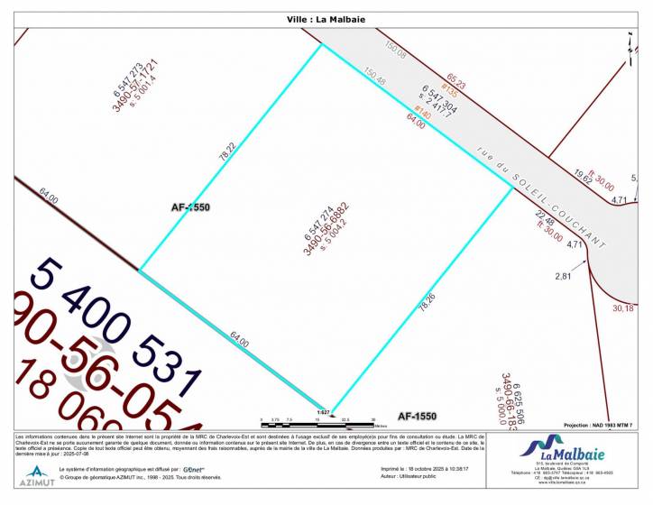 10 - Terrain et terre à vendre, La Malbaie (Code - mb418, Charlevoix)