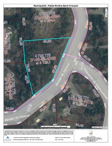 4 - Lot and land for sale, Petite-Rivière-Saint-François (Code - pr788, Charlevoix)