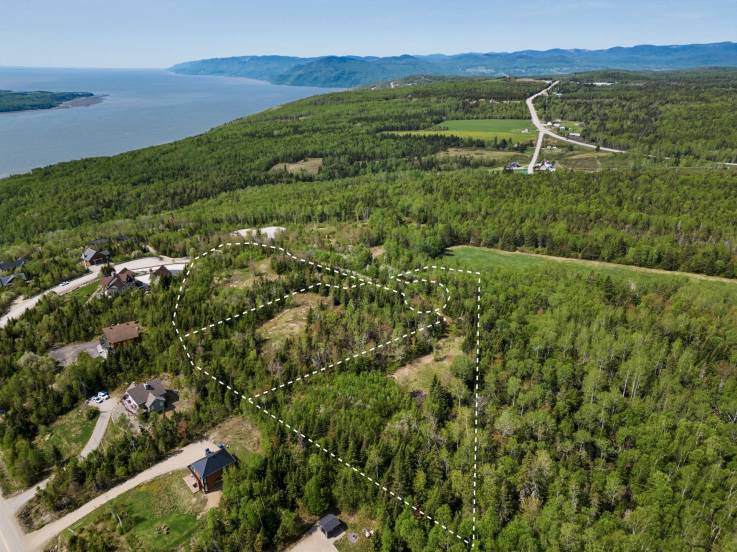 Lot and land for sale - Les Éboulements, Charlevoix (EB333)