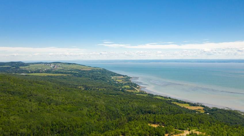 8 - Terrain et terre à vendre, Les Éboulements (Code - eb333, Charlevoix)