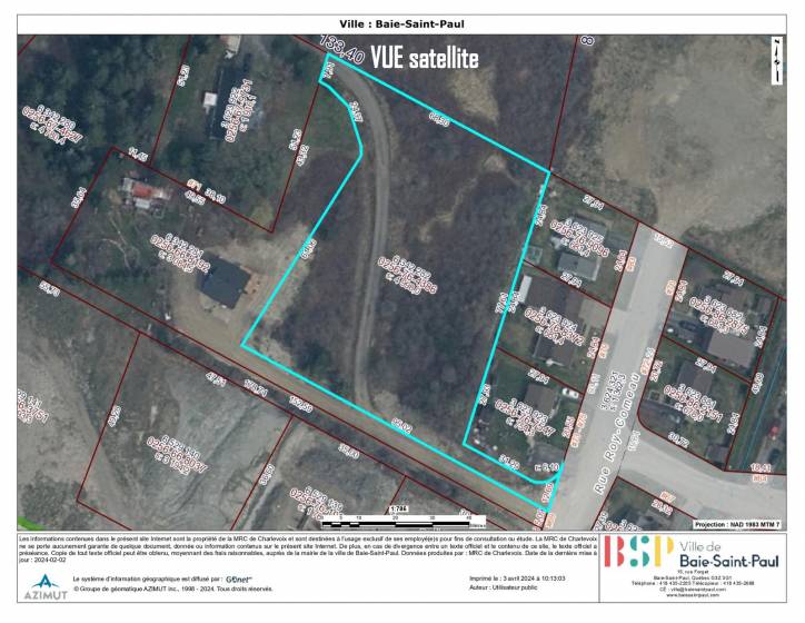 11 - Lot and land for sale, Baie-Saint-Paul (Code - sp851, Charlevoix)