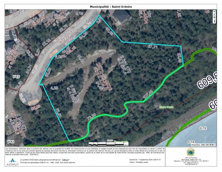 4 - Lot and land for sale, Saint-Irénée (Code - si182, Charlevoix)