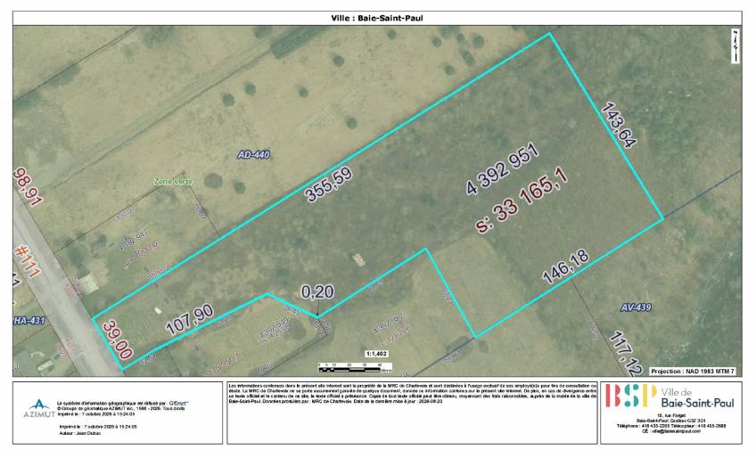 5 - Lot and land for sale, Baie-Saint-Paul (Code - sp942, Charlevoix)
